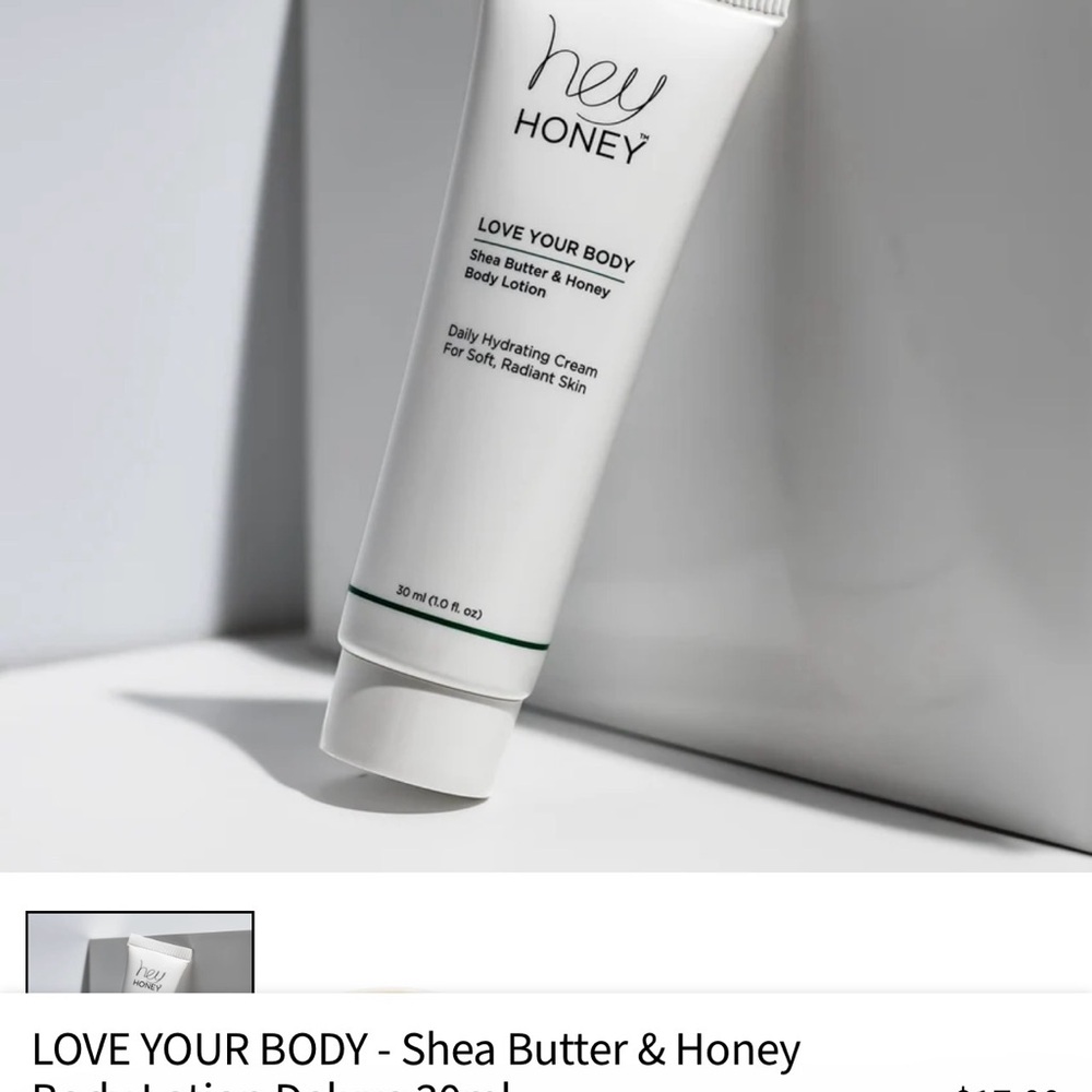 Hey Honey Love Your Body Lotion - White